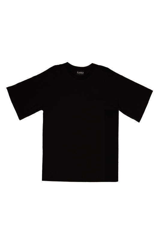Oversized Tee Negra para Hombre